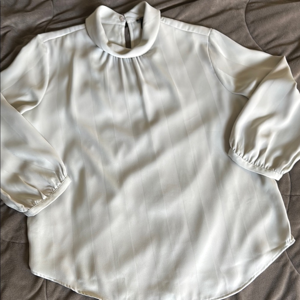 Ann Taylor light grey Blouse